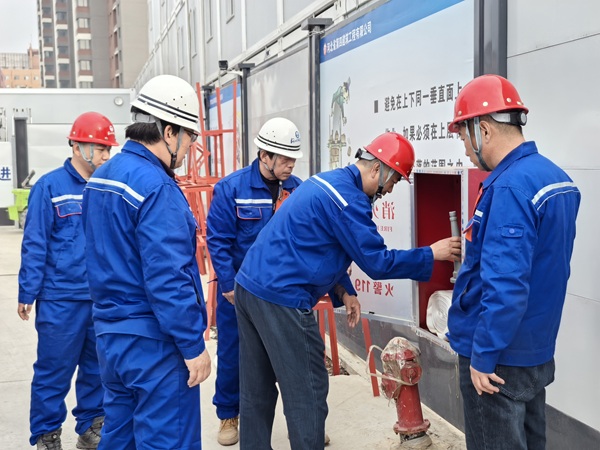 二分公司西三教項目“百日安全生產無事故倒計時”活動取得階段性成效